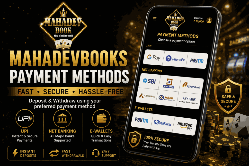 MahadevBooks Payment Methods