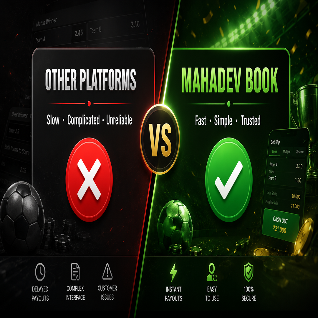 Best betting platform Mahadev Book vs others